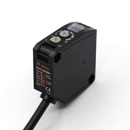 欧迪龙红色可见光红外EK51-D50M4光电开关探头振动感应器继电器