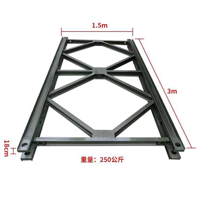 桥梁321型贝雷片 建筑工程施工平台贝雷片定 制异形钢桥贝雷片