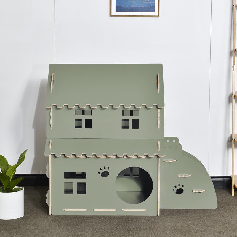 耐磨抓抓别墅猫别墅猫窝一体猫耐批发二层豪华双层窝猫家用板四季