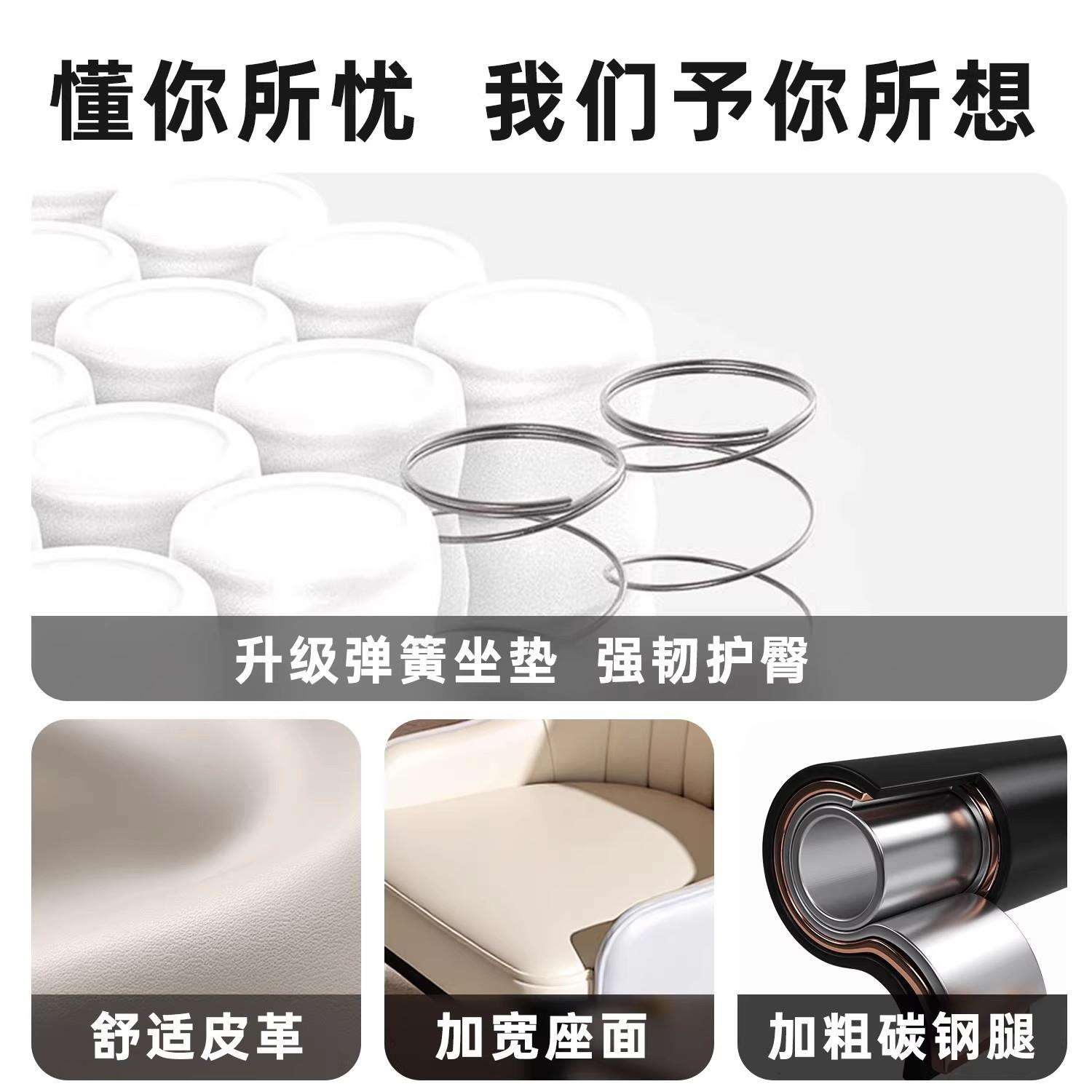 商务咨询岩板洽谈桌椅组合会客创意休闲谈判休息区接待小圆桌椅子