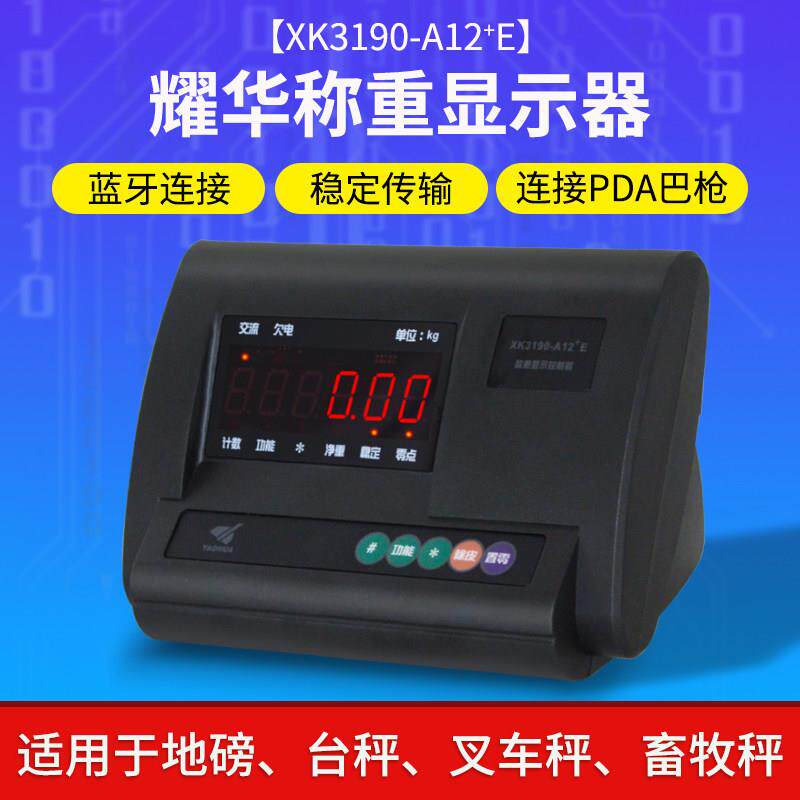 上海耀华XK3190-A12+E称重显示控制器 A12仪表头 堆高机称 地磅仪