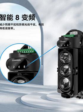 focus福ABT-100科斯红对围射报警器三光束外光栅户外墙头防盗探智
