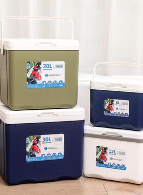 保温箱冷藏箱商用冰块冷藏食品保鲜摆摊户外露营车载冰桶小冰箱￥