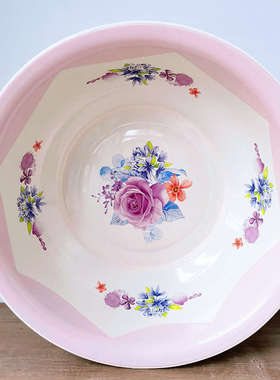 76N30/36CM双料特厚搪瓷盆家用老式搪瓷脸盆大号盆耐高温可加热