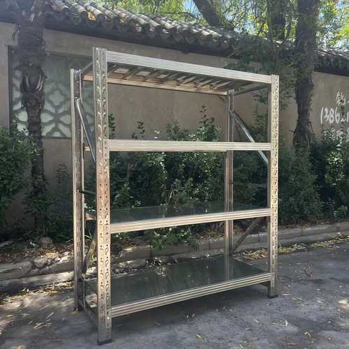 304不锈钢货架多层置物架仓储货架食品厂冷库房可调节重型储藏架