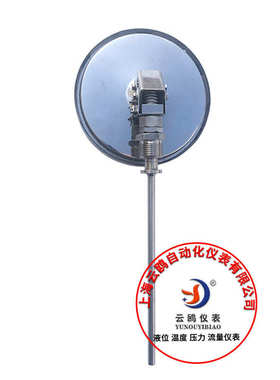 带双金属抽芯581f温度计锅炉万向管道套管锥形wss-底座安装保护式