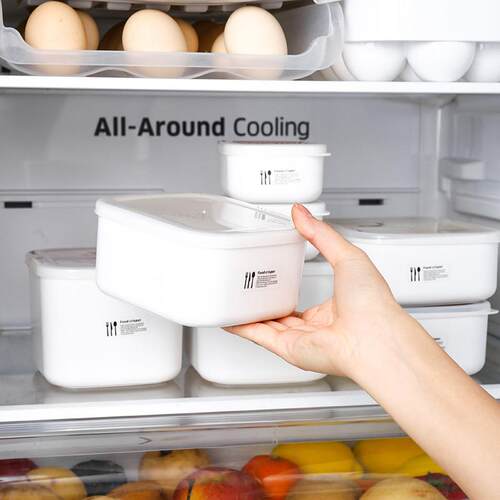 Lidded Food Storage Containers, Microwave-Safe Lunch Boxes,