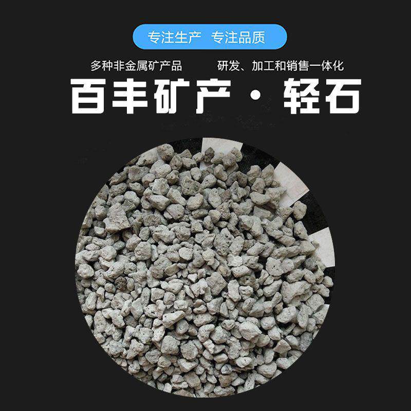 轻石颗粒园艺多肉拌土盆栽铺面 工业用干燥剂过滤剂浮石大块