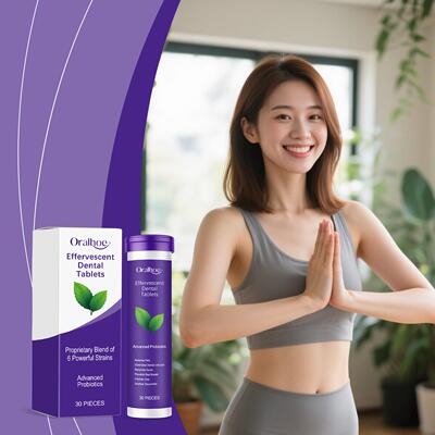 ORALHOE Breath Freshening Toothpaste Tablets - Gentle Gum Ca