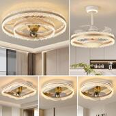 客厅吊扇灯主灯2025新款 高级感轻奢饭厅书房卧室吸顶灯全光谱护眼