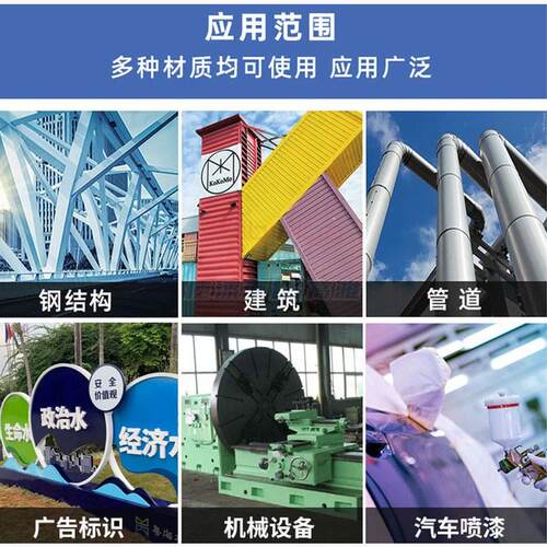 黑色汽车油漆2K双组份调色色母漆高光面漆防锈漆油性白色喷漆