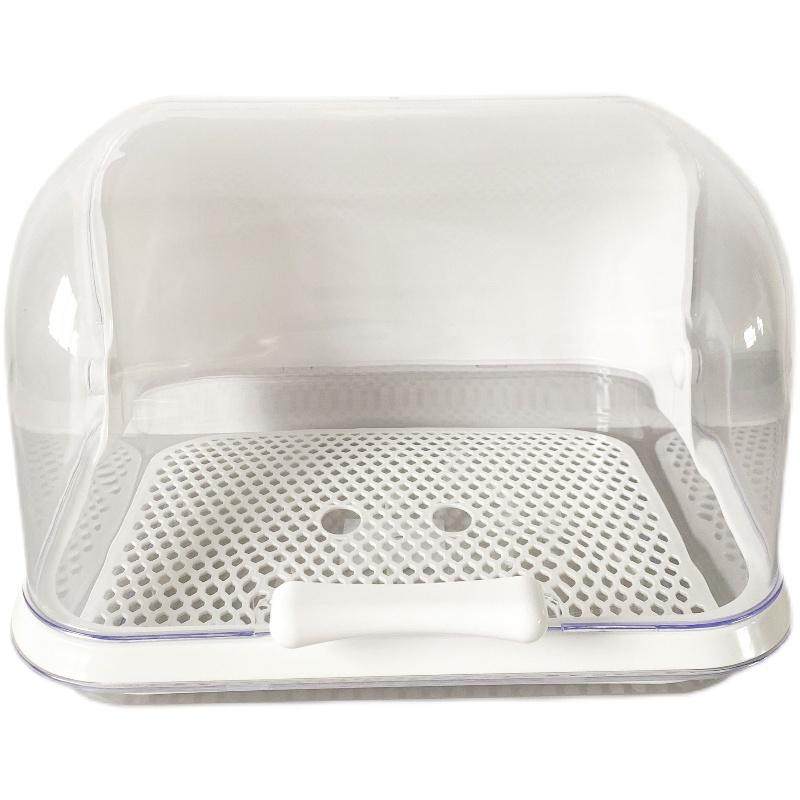 家用厨房水杯奶瓶收纳箱可沥水儿童碗筷餐具收纳盒翻盖防尘储凌之,收纳整理,收纳箱,淘宝优惠券,粉丝福利购,淘宝优惠卷