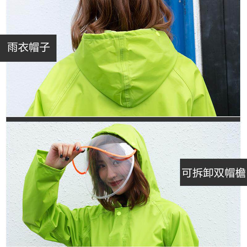 中长款雨衣男女风衣款雨披全身防暴雨成人户外时尚电动车防水雨服