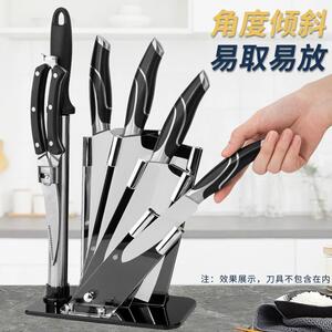 创意压克力刀架厨房用品多功能置物架家用菜刀收纳层架刀座架子刀