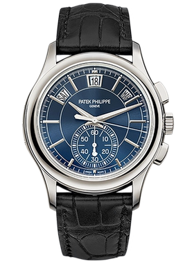 [9.8新]百达翡丽复杂功能时计950铂金自动机械手表男5905P年历