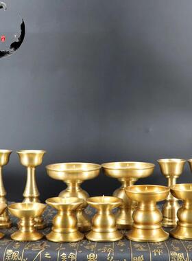 直仿古器金属烛台097烛台铜铜雕工艺烛供台铜器