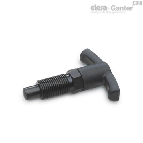 Elesa Ganter伊莉莎冈特 GN 817.4 分度销钢制 不锈钢 带T型手柄