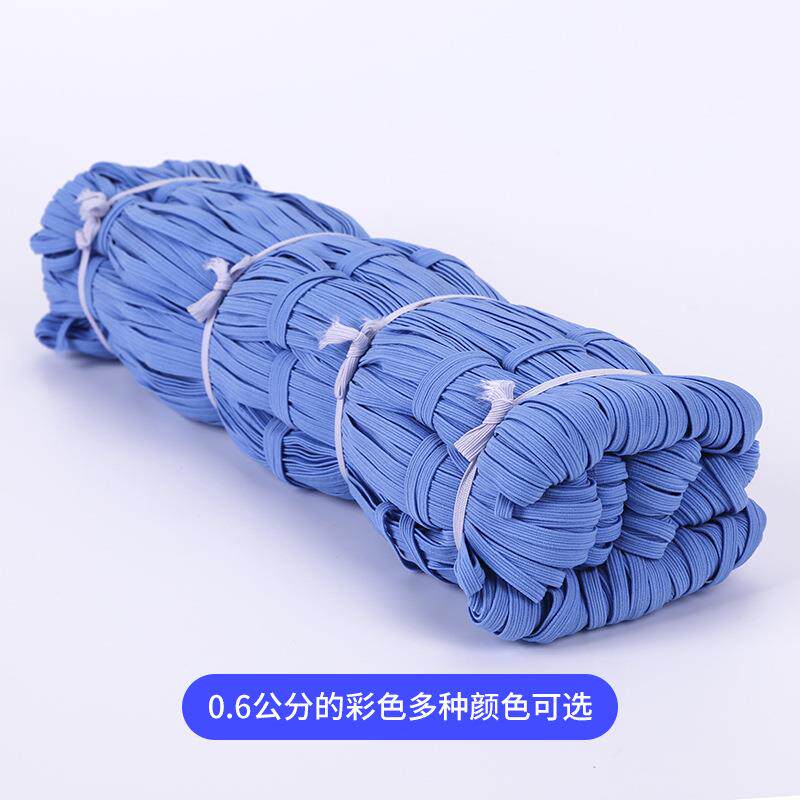 厂家现货辅弹371带力6mm走弹马带袖套橡筋料服装丙纶松紧带高力