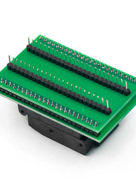 .编程qfp485mm座测试 0转器 烧录 dip48tqfp间距 座lqfp 座