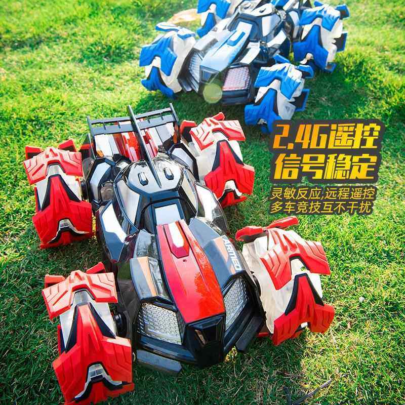 RC遥控合金高速越野车漂移横移特技开花轮四驱攀爬遥控玩具车
