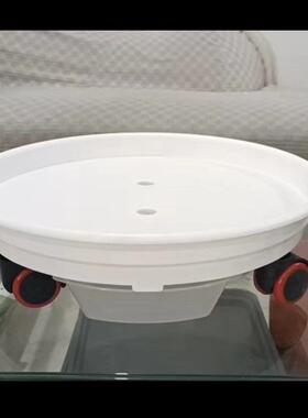 绿植移动托盘万向轮塑料花架承重置物架底座大号盆栽室外带轮多肉