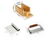 松木直板皂刀工具切器皂 套装 波浪切 刀2器切松木件套皂款