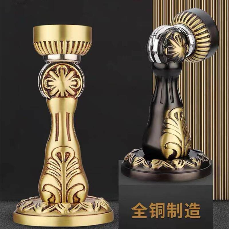 铜门吸木门卧室磁力门阻器别墅大门防撞墙吸简约门碰北欧全铜门阻