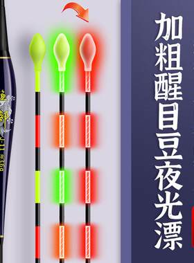 加粗醒目两用变色灵敏鲢鳙浮漂