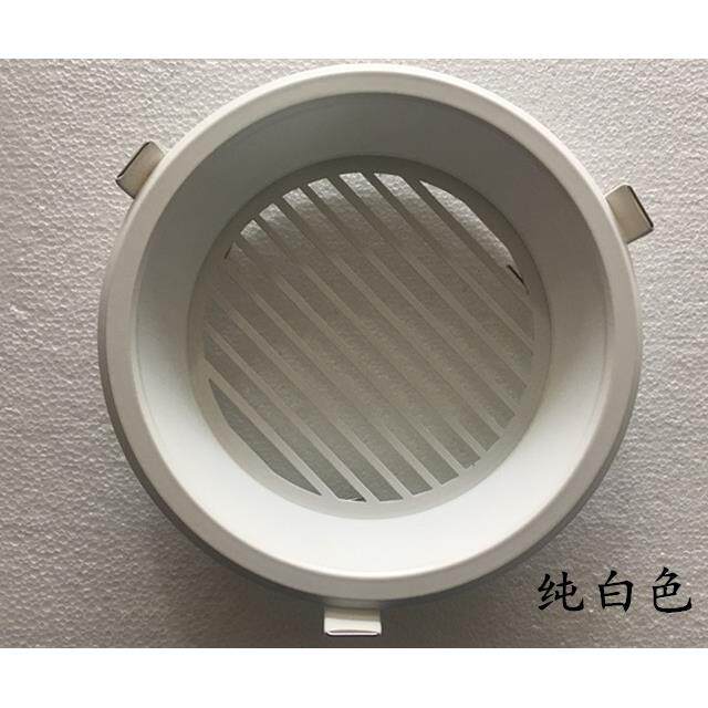 中央空调 进出风口装饰条格栅集成吊顶石膏顶圆孔 接口铝合金暖风