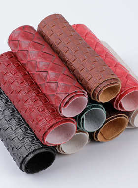 床头包面料格织纹人造皮革软箱包皮革140cm硬包现货幅宽编人造革