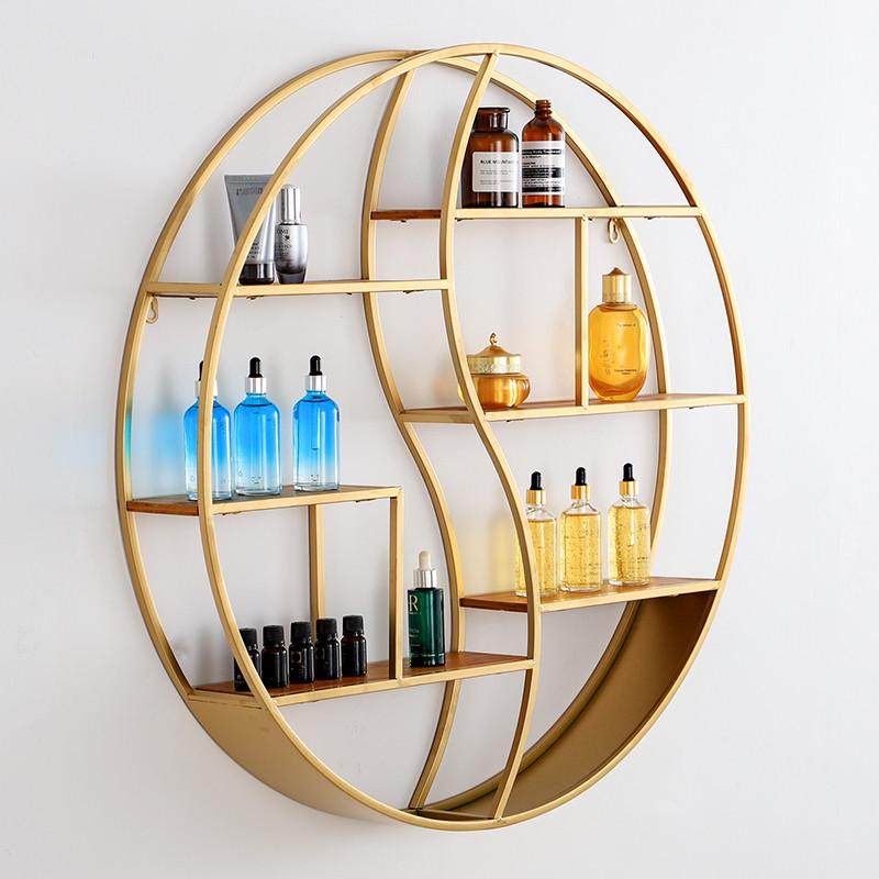 北欧网红墙上壁挂式美发店挂墙产品柜墙上置物架产品酒架挂墙,收纳整理,整理架/置物架/收纳架,淘宝优惠券,粉丝福利购,淘宝优惠卷