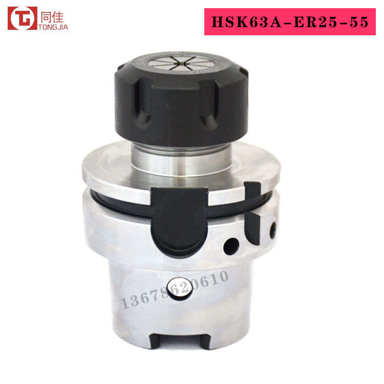 HSK63A-ER25-55L超短型高速刀柄ER COLLET CHUCKH HSK63AER20M100
