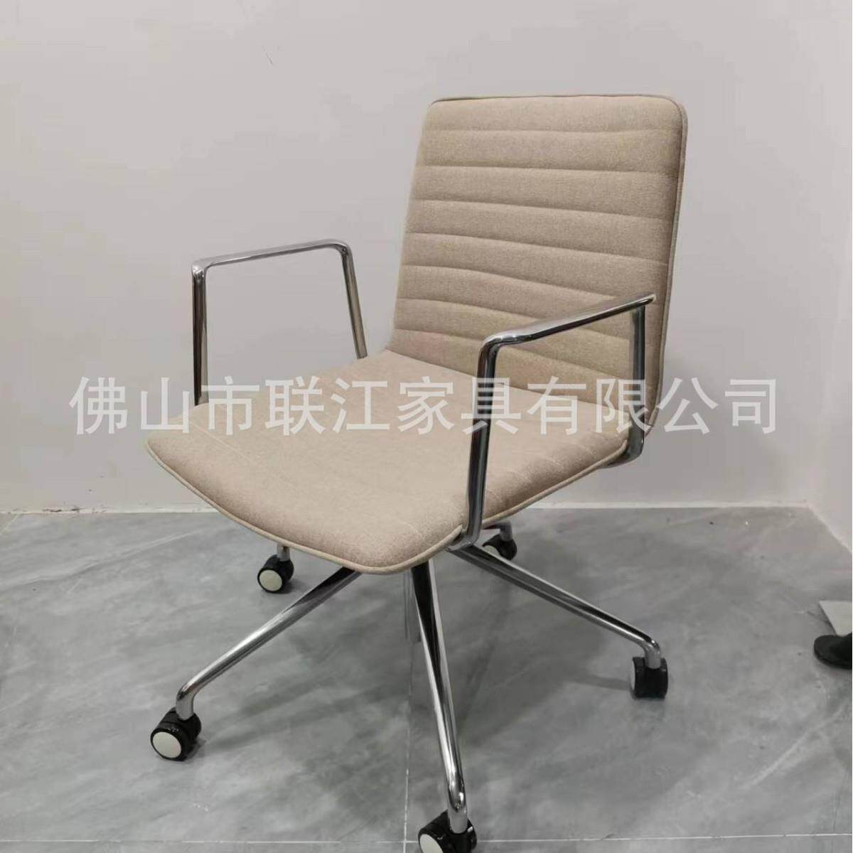 小型电脑椅子休闲职员办公椅家用书房椅无扶手小巧精致转椅