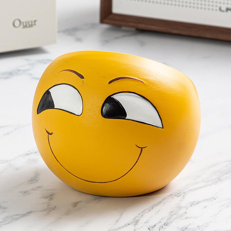 烟灰缸可爱卡通表情装饰烟灰缸