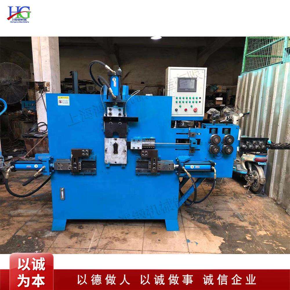 全自动回型包扣折弯机 纤维带打包扣机 台式液压金属包扣成型机