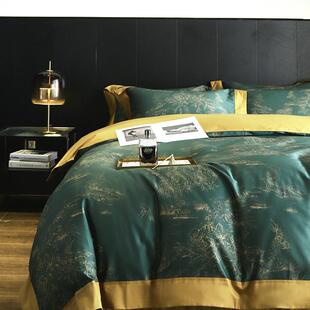 活性床单款 印花四件套直销 床上用品 160支全棉数码 2026年新款