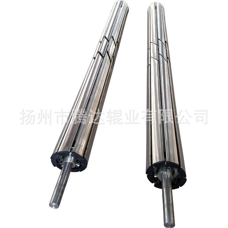 不锈钢开幅辊移动片舒展辊分布辊阔幅辊伸缩扩布棍轴展平除皱