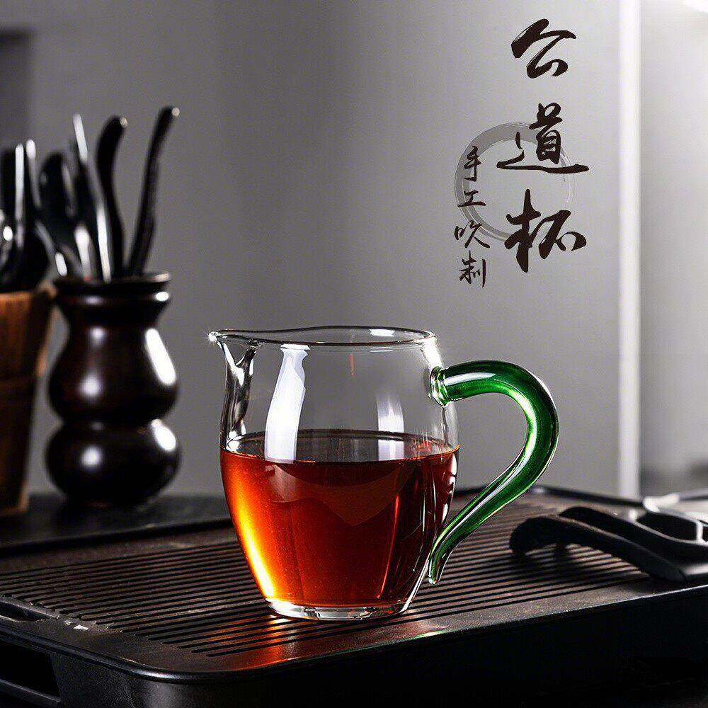 公道杯玻璃高档月牙新款茶海茶具茶漏滤茶器一体套装耐热泡茶分茶