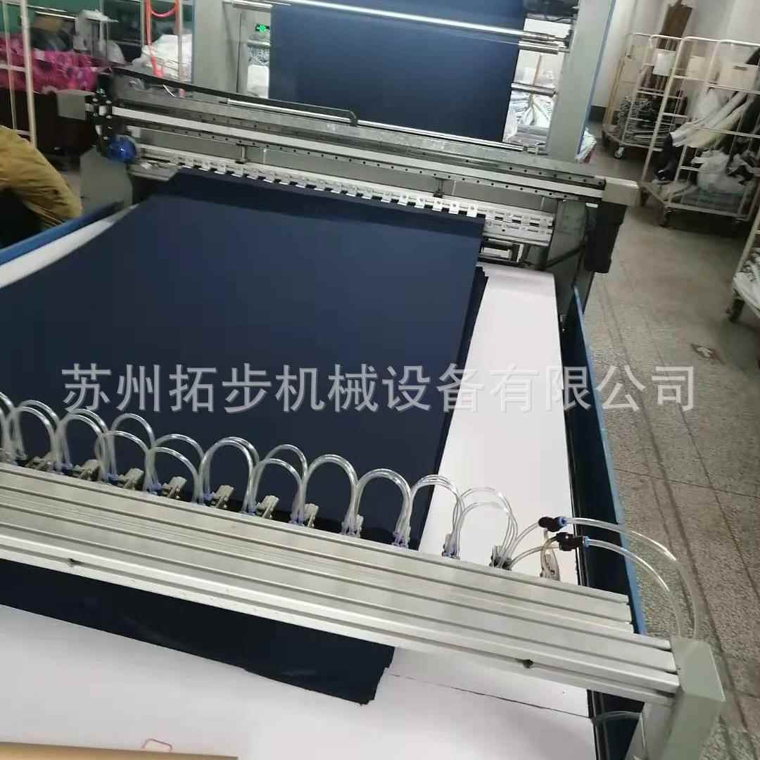 供应河北藁城拉布断布机电热丝拉布横切裁片机桌布床笠分切横断机