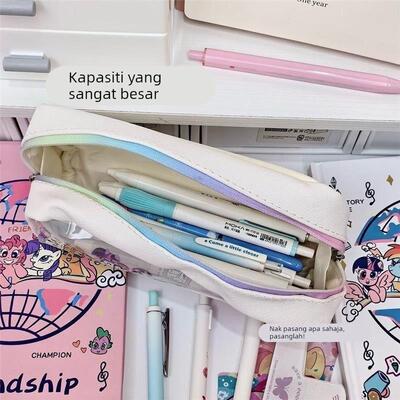 case Plastic pen bag student pencil box kids School supplies