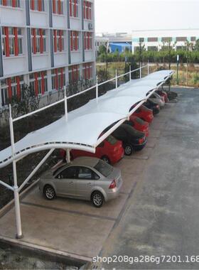 深圳工厂户外钢结构汽车停车棚做大型钢结构活动景观遮阳棚雨棚生