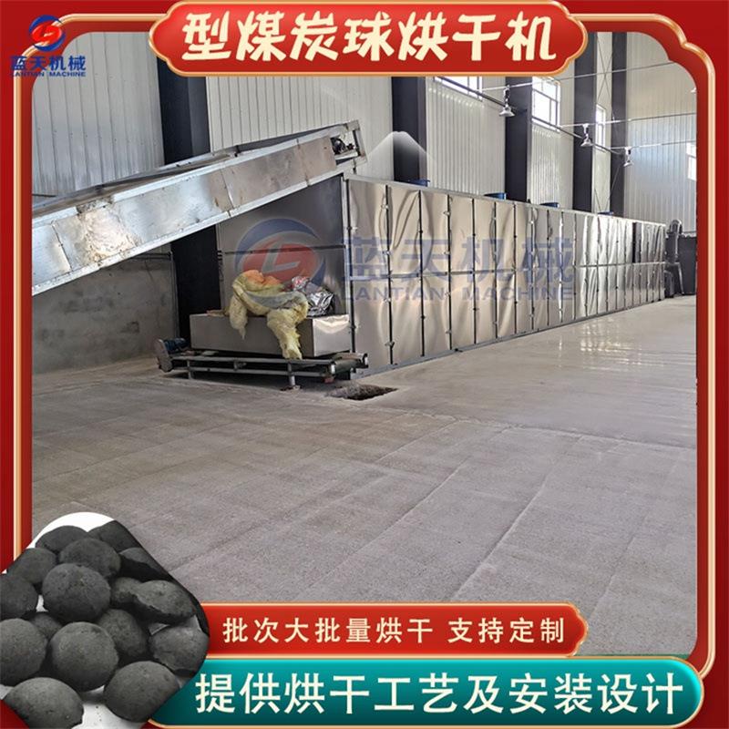网带无烟煤块烘干设备全自动煤球兰炭煤砖干燥机木炭型煤烘干机