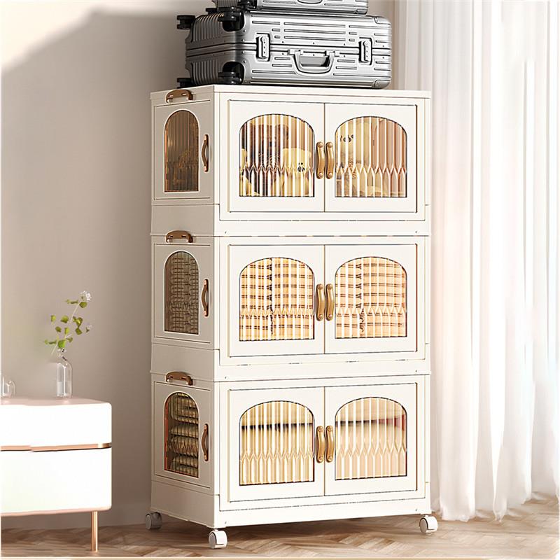 工厂出口高品质大号简易收纳柜免安装收纳箱可折叠组合衣柜折叠箱