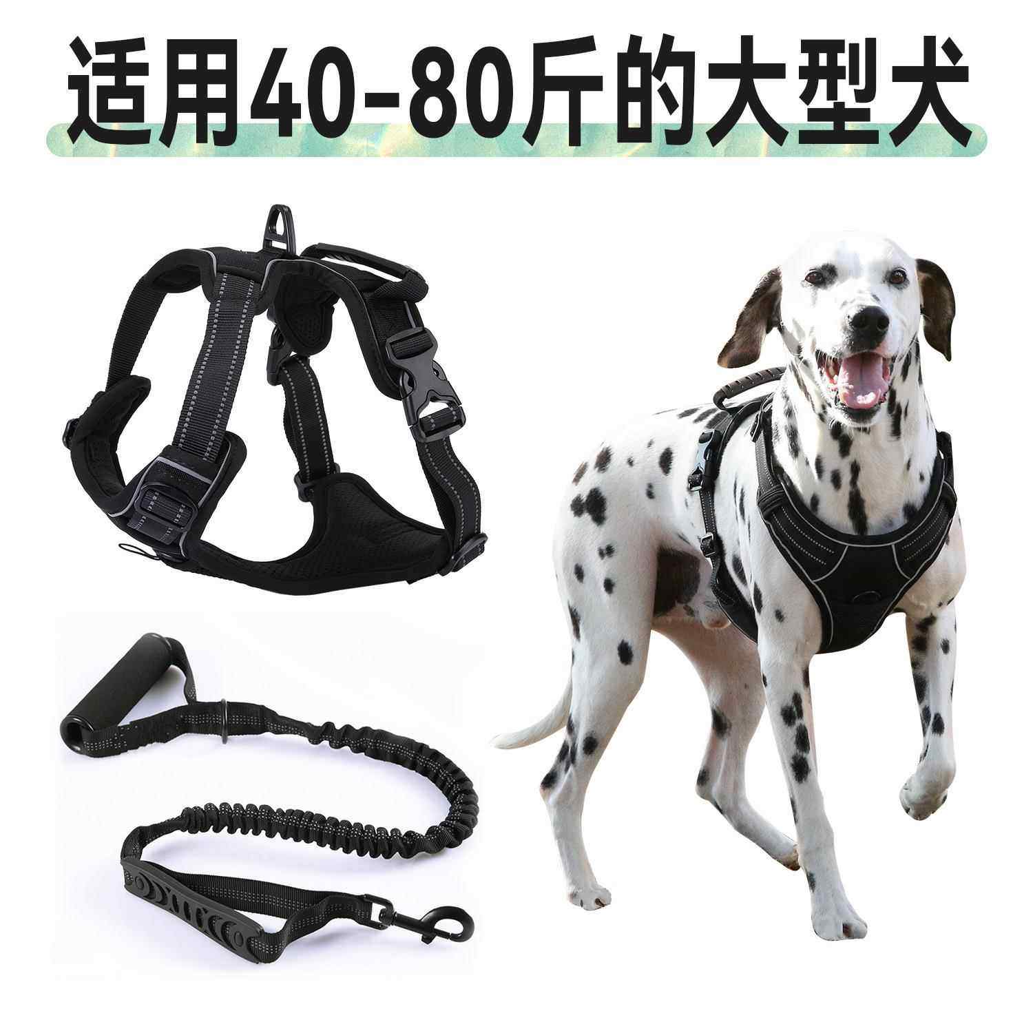 宠物狗狗背心式牵引绳灵缇犬惠比特细犬用品大型犬防挣脱训练胸带