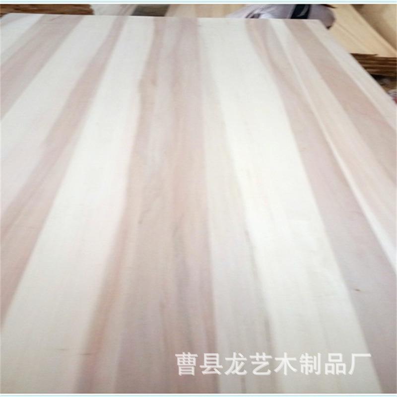 杨木实木免漆杨木直拼板白杨木衣柜橱柜板E0级家具板材木工片