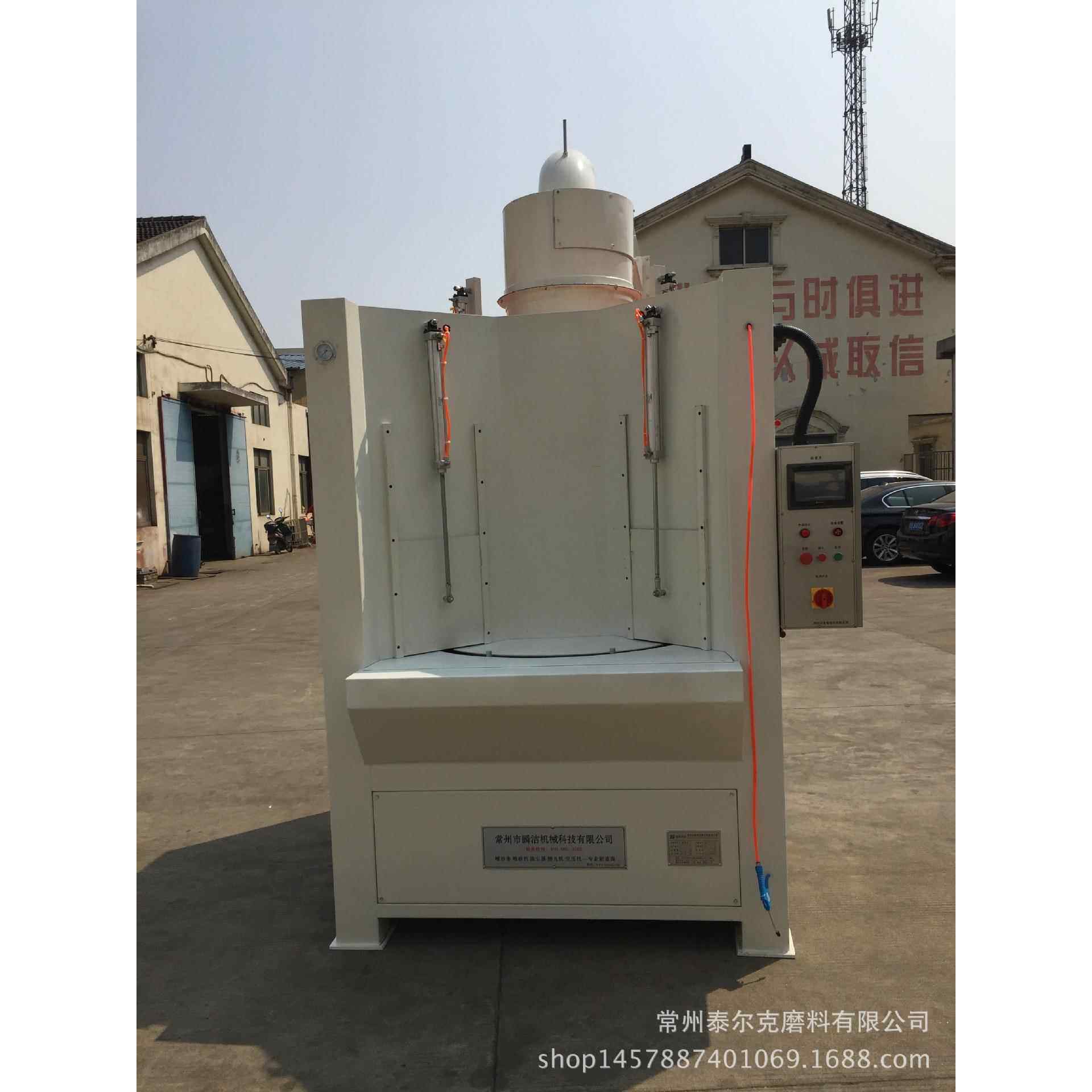 厂家常州自动喷砂机,苏州自动喷砂机,泰州转盘自动喷砂机