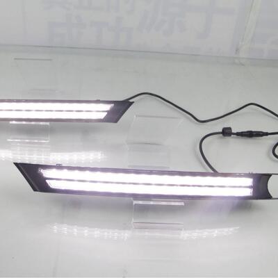 适用于18款马自达CX-5日行灯第二代日间行车灯黄光流光转向LED灯