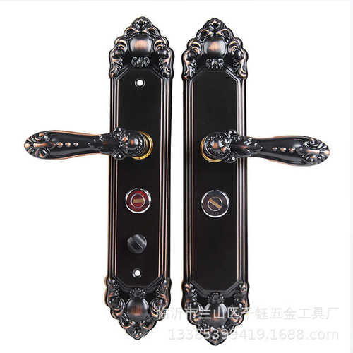 不锈钢防盗门拉手 欧式款，简欧左右可调单双活可调防盗门把手