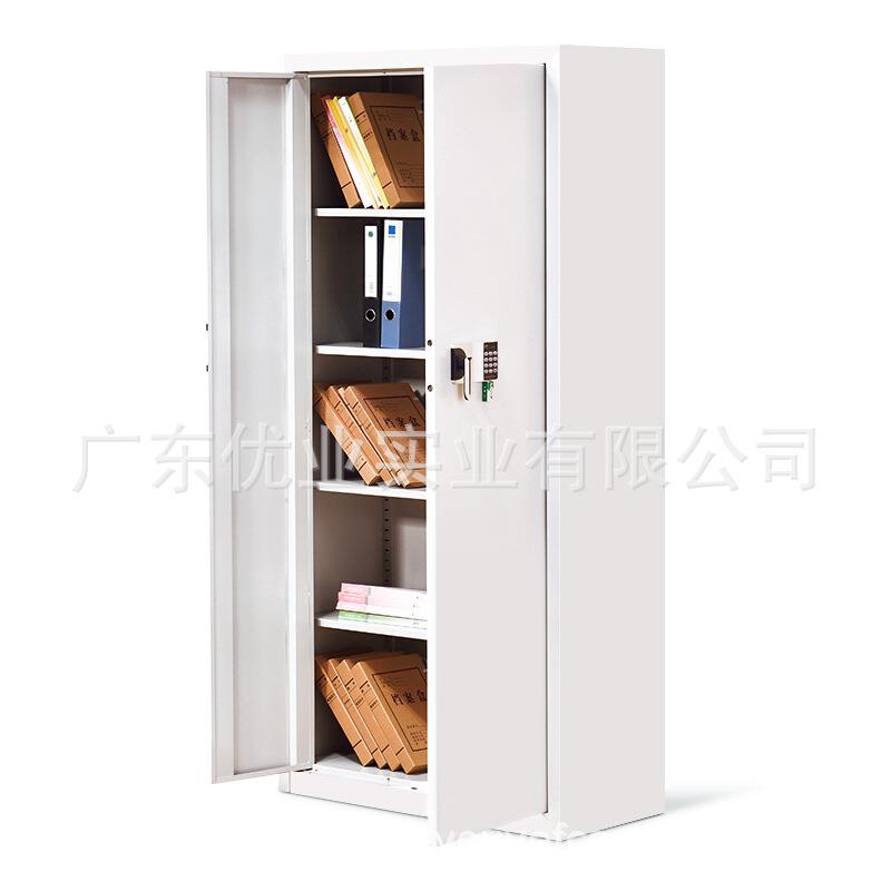加保密柜GB-01制厚智能铁皮资料柜档案钢柜大型险保柜灰白双门保