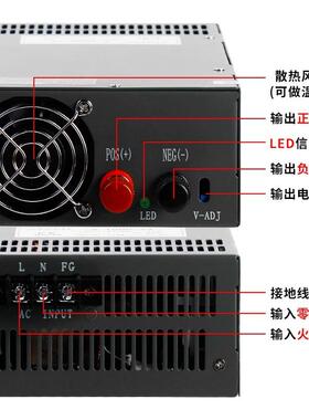大功率开关电源81000W1500W2000W3000W直流电源12V24V48V36变压器